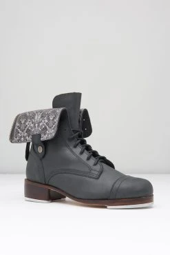 Brand new 🌟 BLOCHSTORE-US Adult City Tap Boot Black Leather 😍 -Adultes Dance Store S0902L 5 scaled