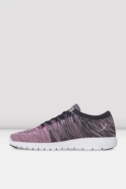 Cheap ⭐ BLOCHSTORE-US Adult Omnia Lightweight Knited ✨ Sneakers Pink Grey Knit 🛒