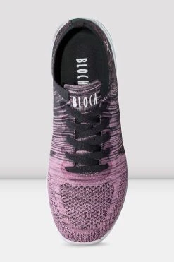 Cheap ⭐ BLOCHSTORE-US Adult Omnia Lightweight Knited ✨ Sneakers Pink Grey Knit 🛒 -Adultes Dance Store S0926L PGR TOP