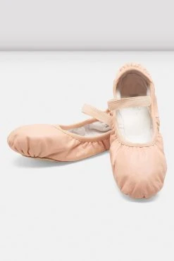 Promo ✨ BLOCHSTORE-US Ladies Giselle Leather Ballet Shoes Pink Leather 💯 -Adultes Dance Store lVDFpGhw