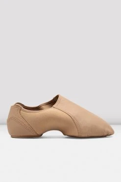 adults dance shoes store 49 Buy π BLOCHSTORE-US Ladies Spark Leather & Neoprene Jazz π Shoes Tan Leather β