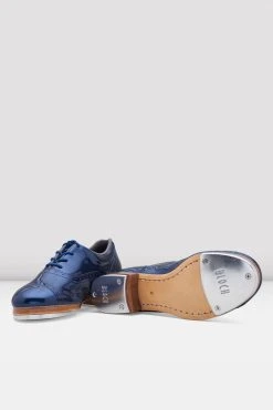New ⭐ BLOCHSTORE-US Ladies Jason Samuels Smith Patent Tap ✔️ Shoes Metallic Navy Patent 😀 -Adultes Dance Store s0313lp mnv 4281