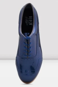 Budget 🔔 BLOCHSTORE-US Mens Jason Samuels Smith Patent Tap 🧨 Shoes Metallic Navy Patent ⌛ -Adultes Dance Store s0313mp mnv 5326