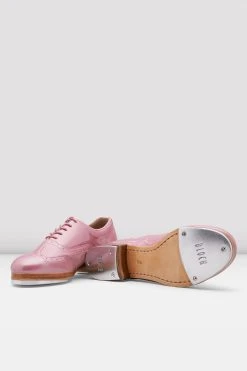 Brand new 🔔 BLOCHSTORE-US Mens Jason Samuels Smith Patent Tap Shoes Metallic Pink Patent ❤️ -Adultes Dance Store s0313mp mpn 3234