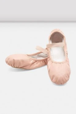 New ⌛ BLOCHSTORE-US Ladies Giselle Leather Ballet Shoes Theatrical Pink Leather 😀 -Adultes Dance Store t7e1Y Qg